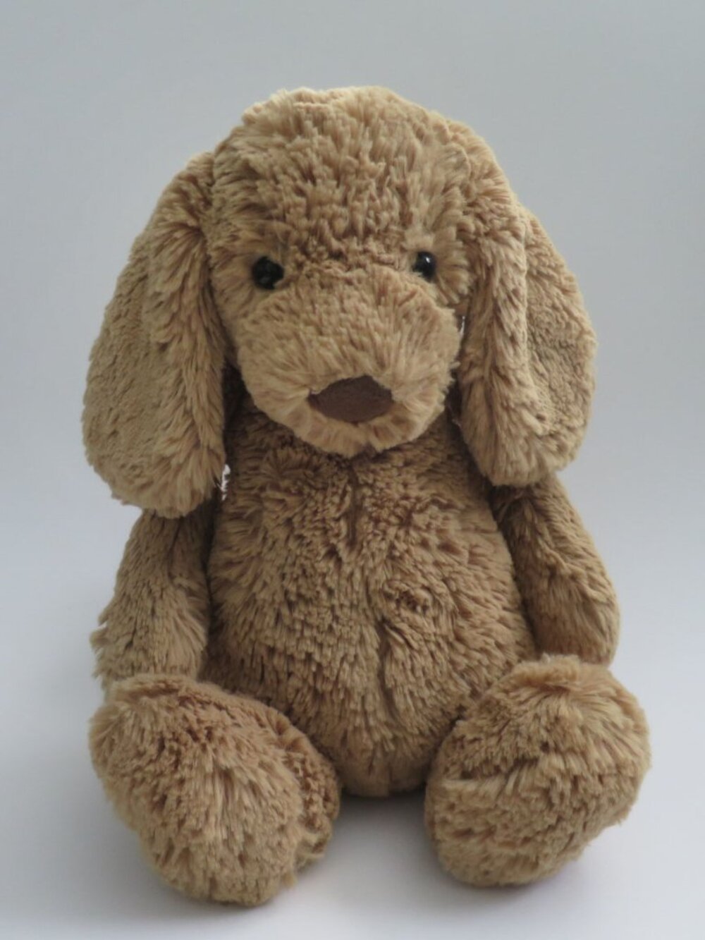 Jellycat Medium Bashful Toffee Puppy 12" Plush Brown Dog Stuffed Animal